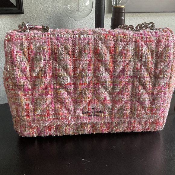 NWT KATE SPADE NEW YORK BRIAR LANE QUITED TWEED EMELYN SHOULDER BAG - Picture 1 of 14